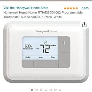 New! Programmable Ac thermostat RTH6360D 1002